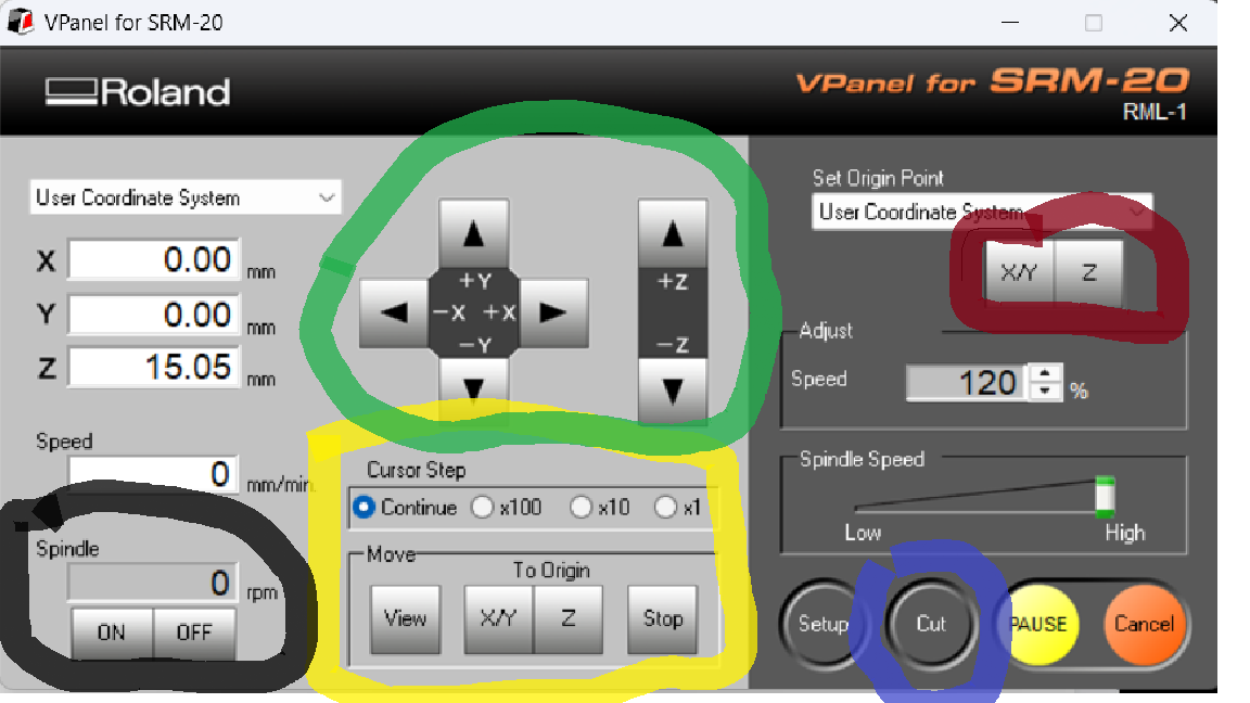 VPanel Interface Marked